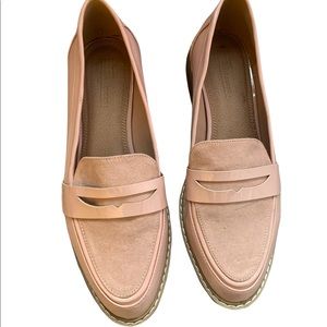 ASOS Women’s Pink Patent Leather Slip on Women Loafers Size 10